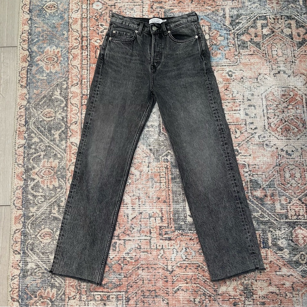 GRAY STRAIGHT JEANS • & OTHER STORIES